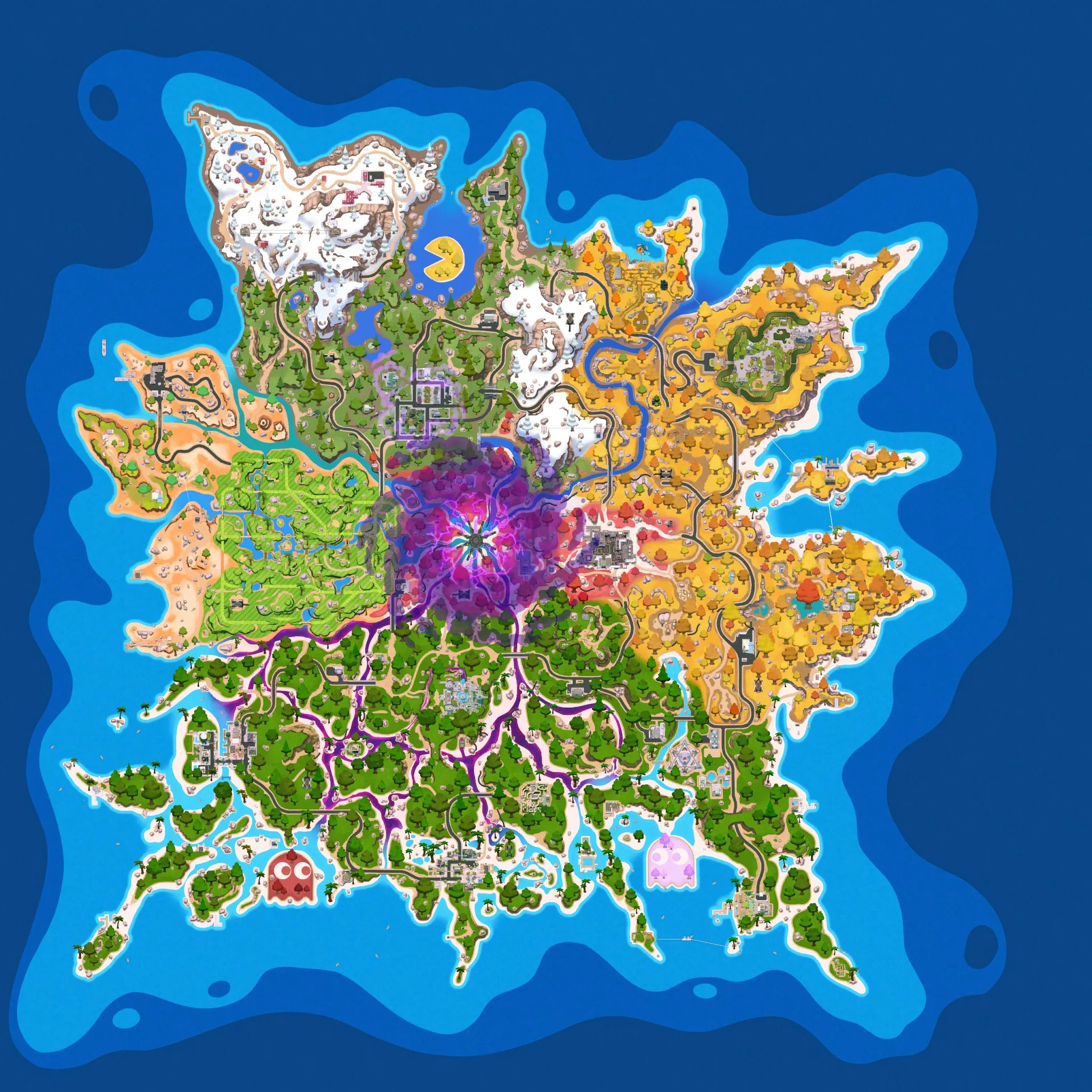 Karte Shattered Coast, Chapter 7 Season 4
